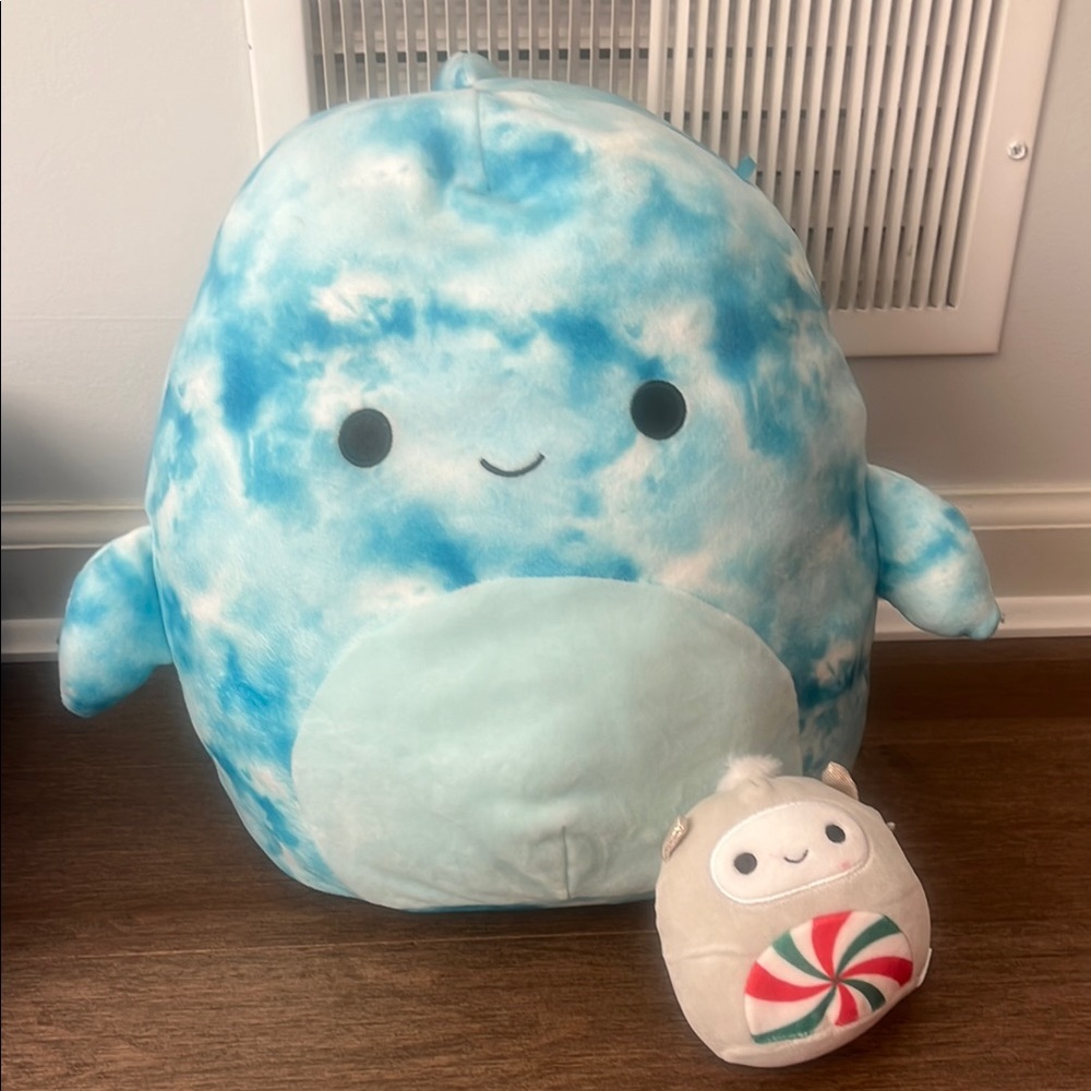 Blue Tie-Dye Plush Toy Set Squishmallow